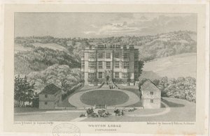 Wootton Lodge (lithografie) door School English