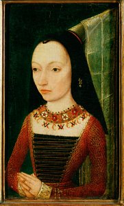 Margaret van York, vrouw van Karel de Stoute ... door School Flemish