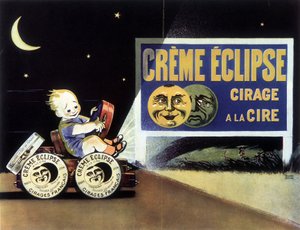 Reclame voor waspolijsten "Eclipse Creme" door School French