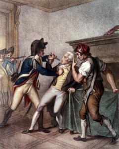 Arrestatie van Maximilien de Robespierre op 27 juli door School French