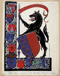 Wapen van de Gevaudan. (Bete) door School French