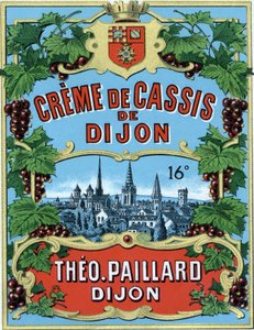Label van Dijon zwarte bessencrème