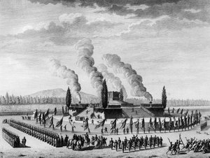 Franse revolutie: Funebres ter ere van de burgers die stierven in Nancy in september 1790