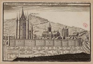 Le Temple à Paris bastiment ancien des templiers