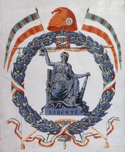 Vrijheid: Allegorie van de Revolutie en de Republiek door School French