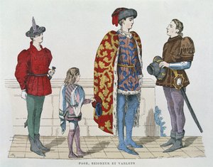 Pagejongen, heer en knecht