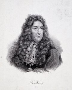 Portret van Andre Le Notre door School French