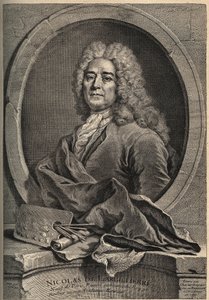 Portret van Nicolas de Largillierre (1656-1746) Franse schilder door School French