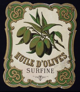 Surfine Olijfolie Etiket door School French