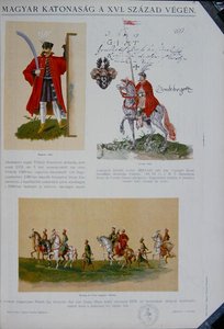 Hongaarse soldaten van het late zestiende eeuw door School Hungarian