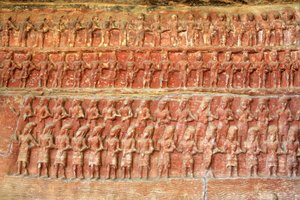 Detail, Vishnu als Varaha Avatar door School Indian