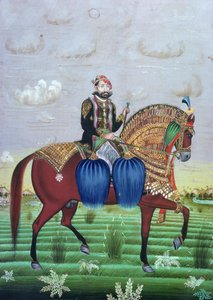 Maharaja Jai Singh II van Jaipur (1699-1743) door School Indian