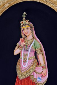 Miniatuurschildering van Radha