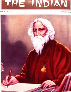 Sir Rabindranath Tagore (1861-1941) door School Indian