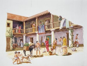 Oud Athene - reconstructie van een huis