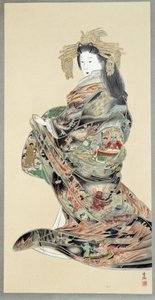 Jigoku Reigan of portret van een mooie vrouw