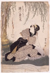 Segawa Kikunojo door School Japanese