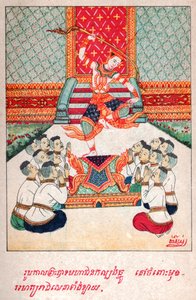 Mahajanaka Jataka (gravure, ca. 1910)