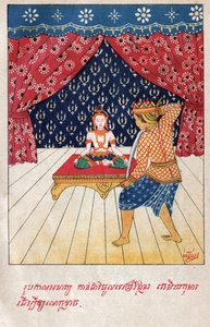 Temiya Jakata, ca. 1910 (illustratie) door School Laotian