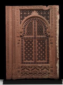 Paar Jali-schermen, c.18e eeuw door School Mughal