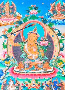 Afbeelding van Manjushree, de legendarische schepper van de Kathmandu-vallei door School Nepalese