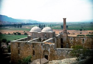 Ottomaanse kunst: uitzicht op Isa Bey-moskee, Ayasoluk-moskee door School Ottoman