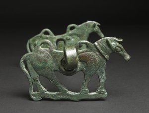 Paardenbit, mogelijk 9e-7e eeuw v.Chr., Iran (brons) door School Persian