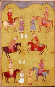 Islamitische kunst: het polospel door School Persian