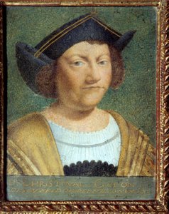 Portret van de navigator Christoffel Columbus (1451-1506)