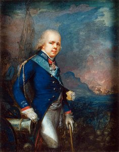 Constantin Pavlovitch van Rusland - Portret van Groothertog Constantijn Pavlovitsj van Rusland (1779-1831) voor de Slag bij Novi door Anoniem door School Russian