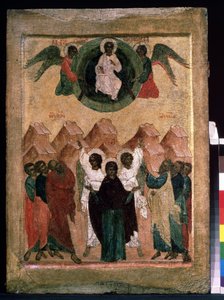 De hemelvaart van Christus door School Russian