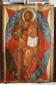 Christus in Majesteit, Verlosser van de Wereld door School Russian