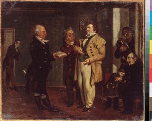 Prins Vasily Khovansky (1755-1830) en een grappenmaker