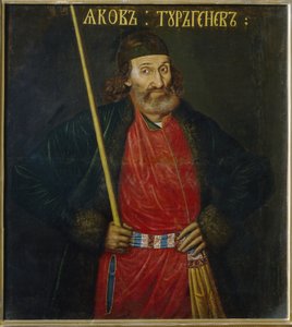 Portret van Jacob Tourgueniev door School Russian