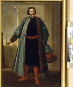 Portret van prins Anikita Ivanovich Repnin door School Russian