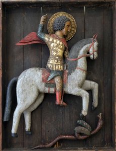 Russisch icoon: Sint Joris en de Draak