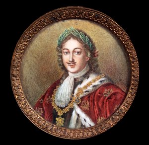 Peter de Grote (1672-1725) door School Russian