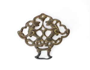 Ornament met een paar leeuwen, Seljud-dynastie, mogelijk 13e eeuw