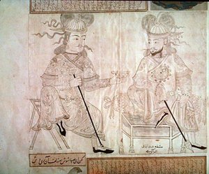 Twee mannen in gesprek, uit Album 2162