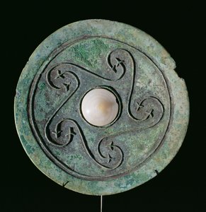 Spiegel, Dongson Cultuur ca. 200 v.Chr.-200 n.Chr., Vietnam door School Vietnamese