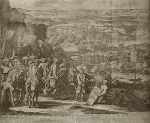 Beleg van de Turkse Vesting Azov door Russische Troepen in 1696, ca. 1700