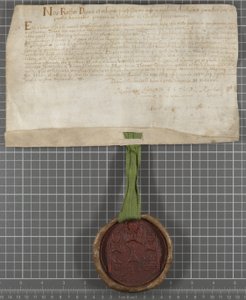 Diploma uitgegeven door de universiteit aan Thomas James door Scottish School