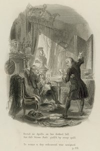 Scène uit Epistle to Doctor Arbuthnot, door Alexander Pope (gravure) door Scottish School