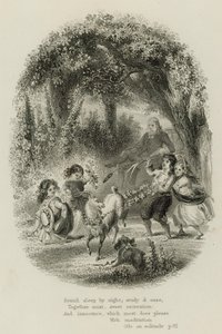 Scène uit Ode on Solitude, door Alexander Pope