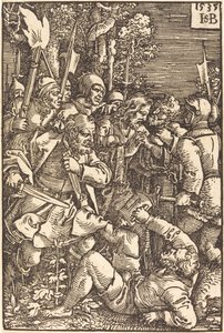 Christus gevangen genomen door Sebald Beham