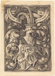 Wapen met een Adelaar door Sebald Beham