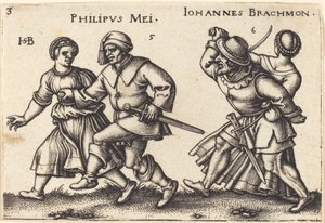 Mei en Juni door Sebald Beham