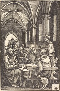 Het Laatste Avondmaal door Sebald Beham