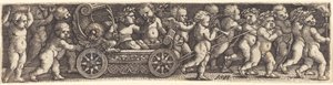 Triomfantelijke Processie van Kinderen door Sebald Beham