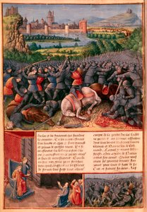 Scènes uit de Eerste Kruistocht, 1096-1099, ca. 1490 door Sebastian Marmoret